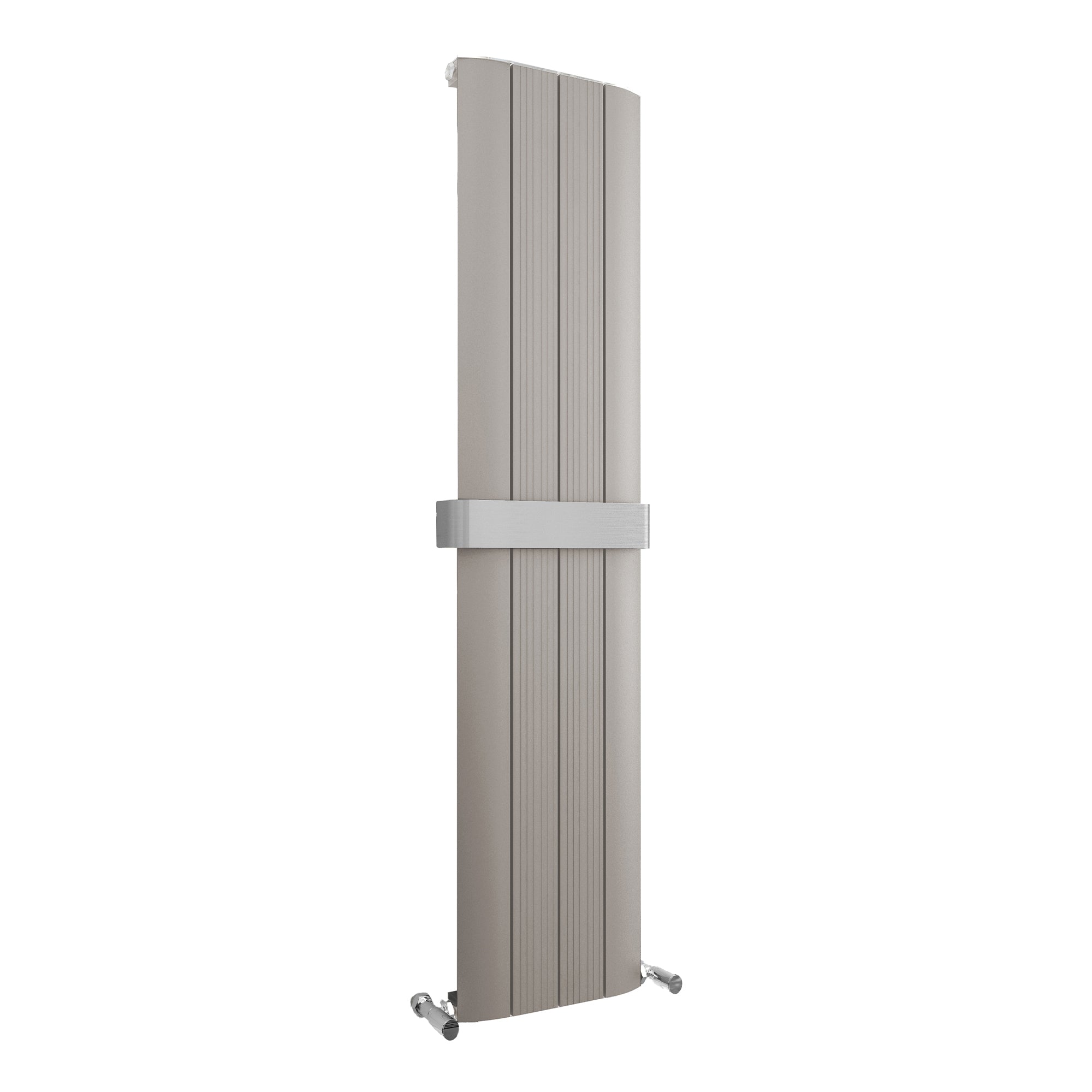 tonbridge aluminium heated towel rail 1800x375mm soft coffee