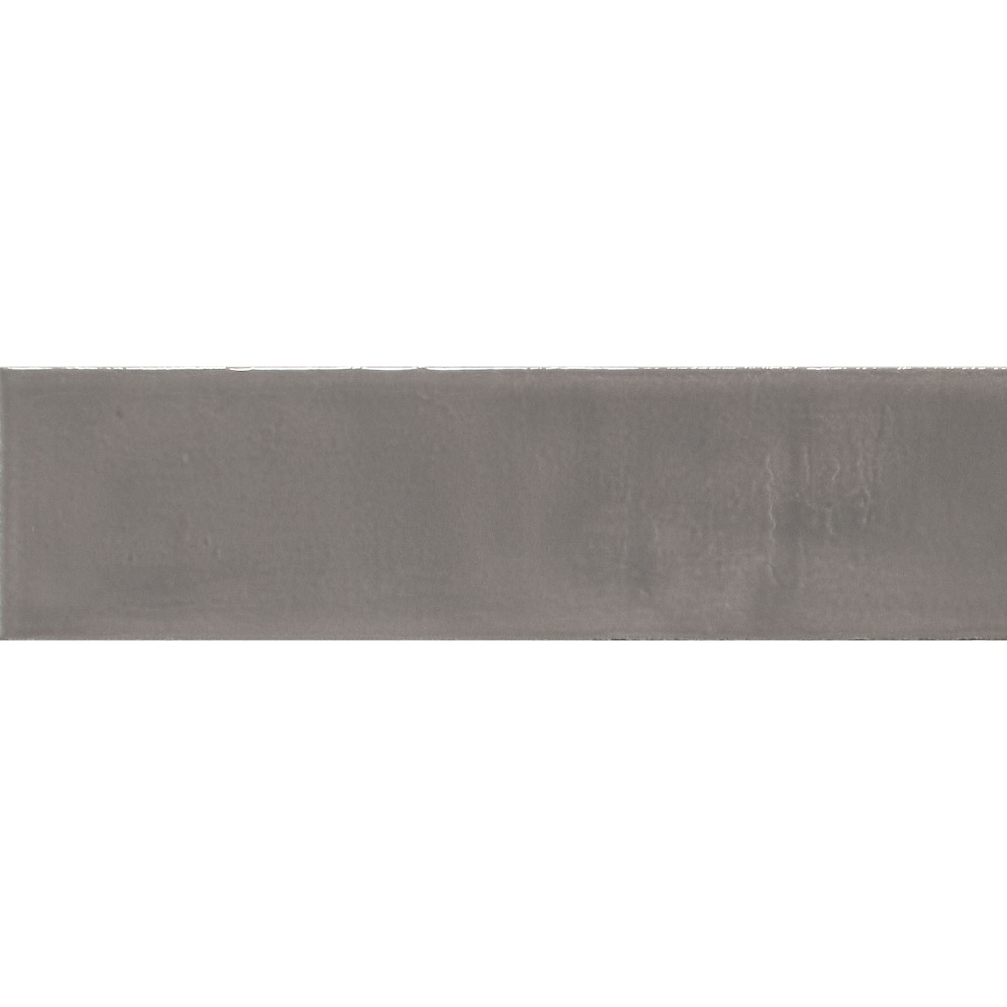 ColorART Dark Taupe Wall Tile 6.25x25cm Gloss Deluxe Bathrooms