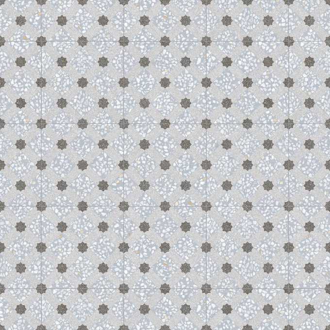 Vives Farnese Mancini Azul Porcelain Tile Terrazzo Effect 30 x 30cm