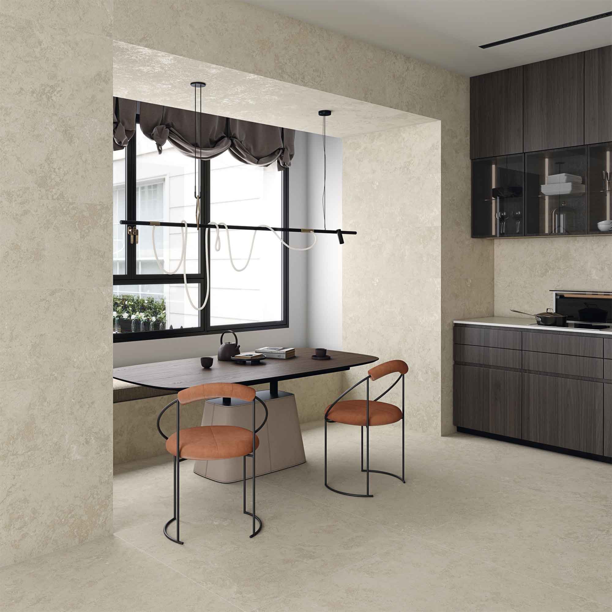 vives london-r natural stone effect porcelain tile matt 80x80cm