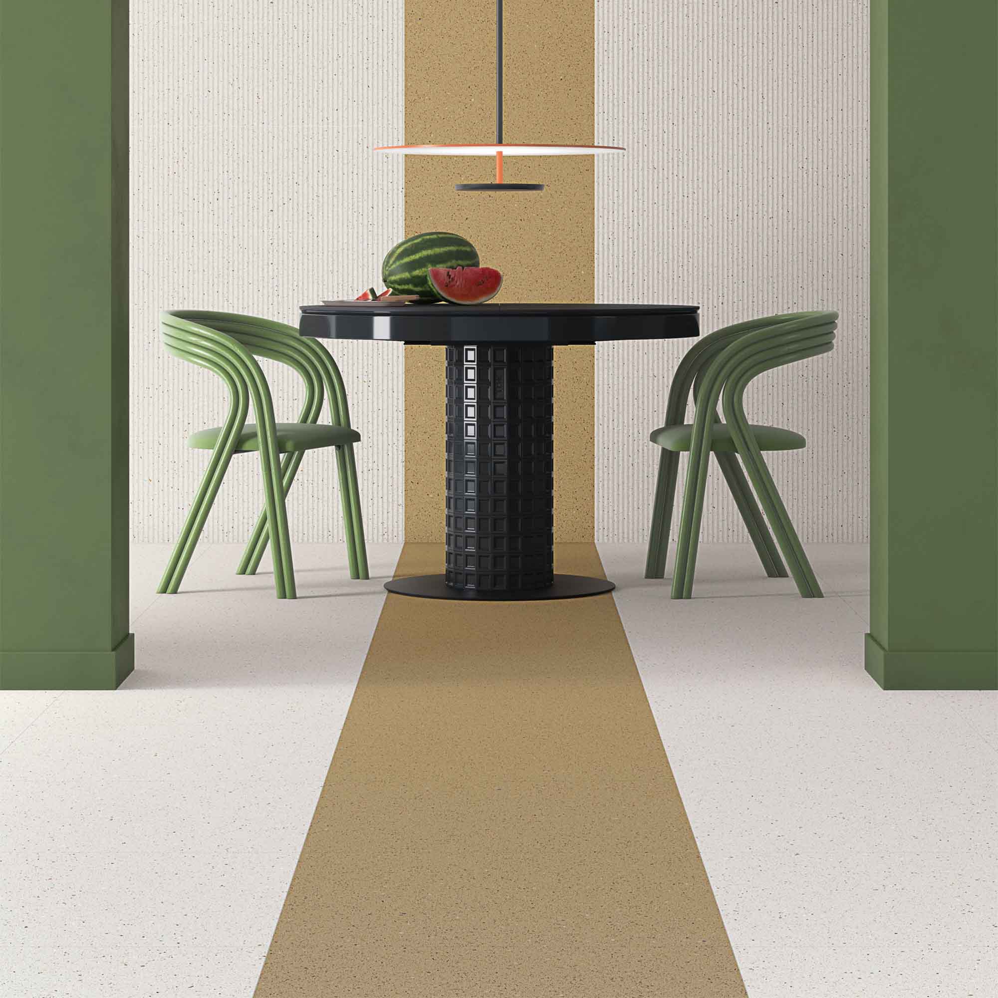 vives micra-r blanco terrazzo porcelain tile 80x80cm