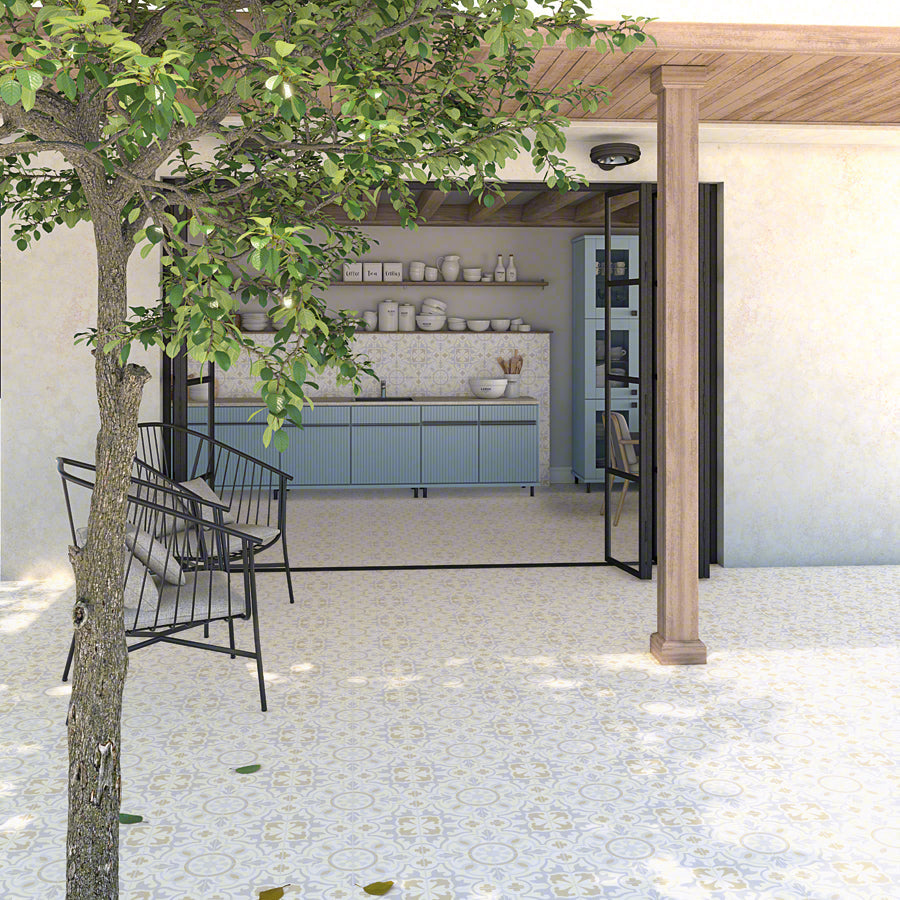 Vives Svenska Jolejon Porcelain Tile Encaustic Cement Tile Effect 20 x 20cm