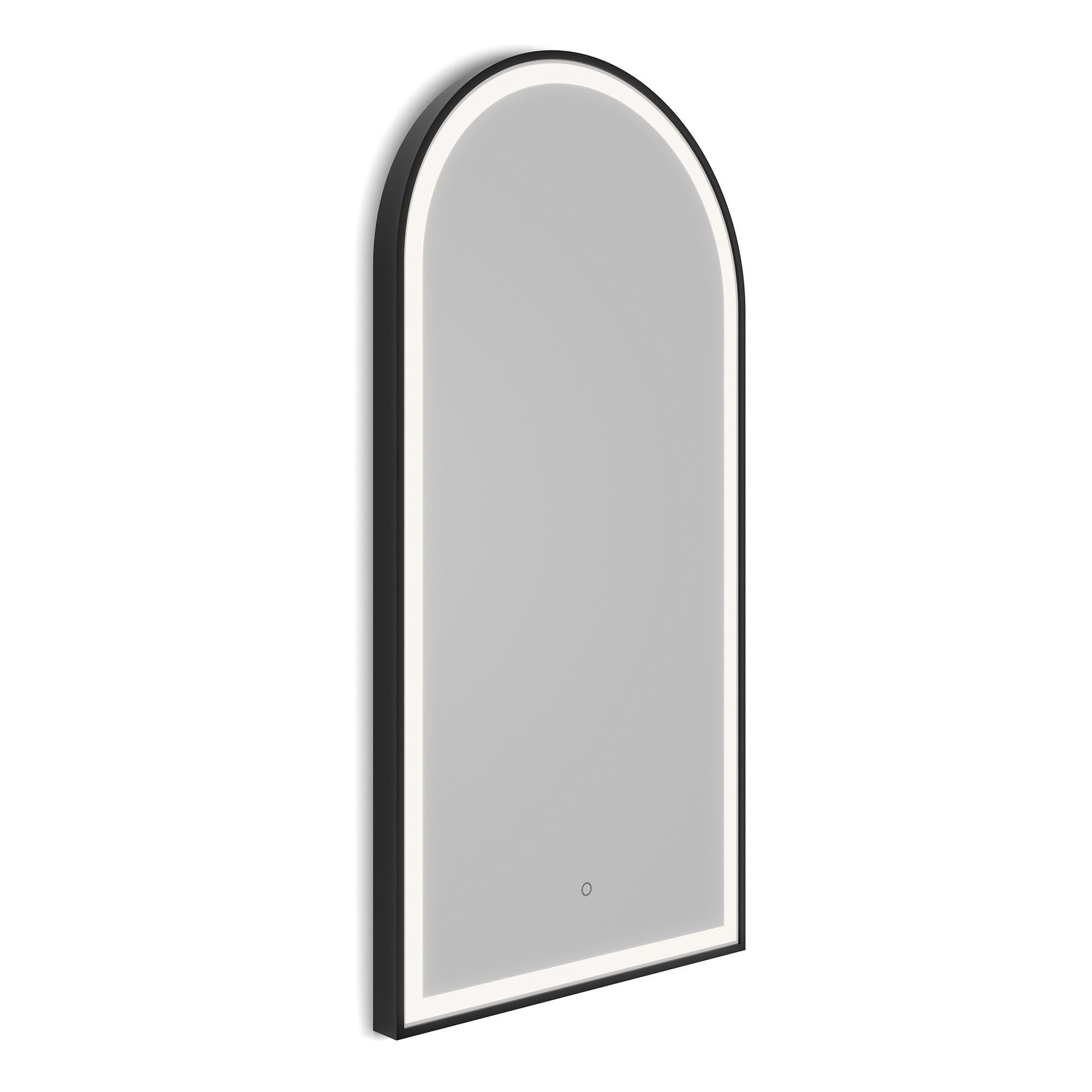 voyage light arch bathroom led mirror 50 black