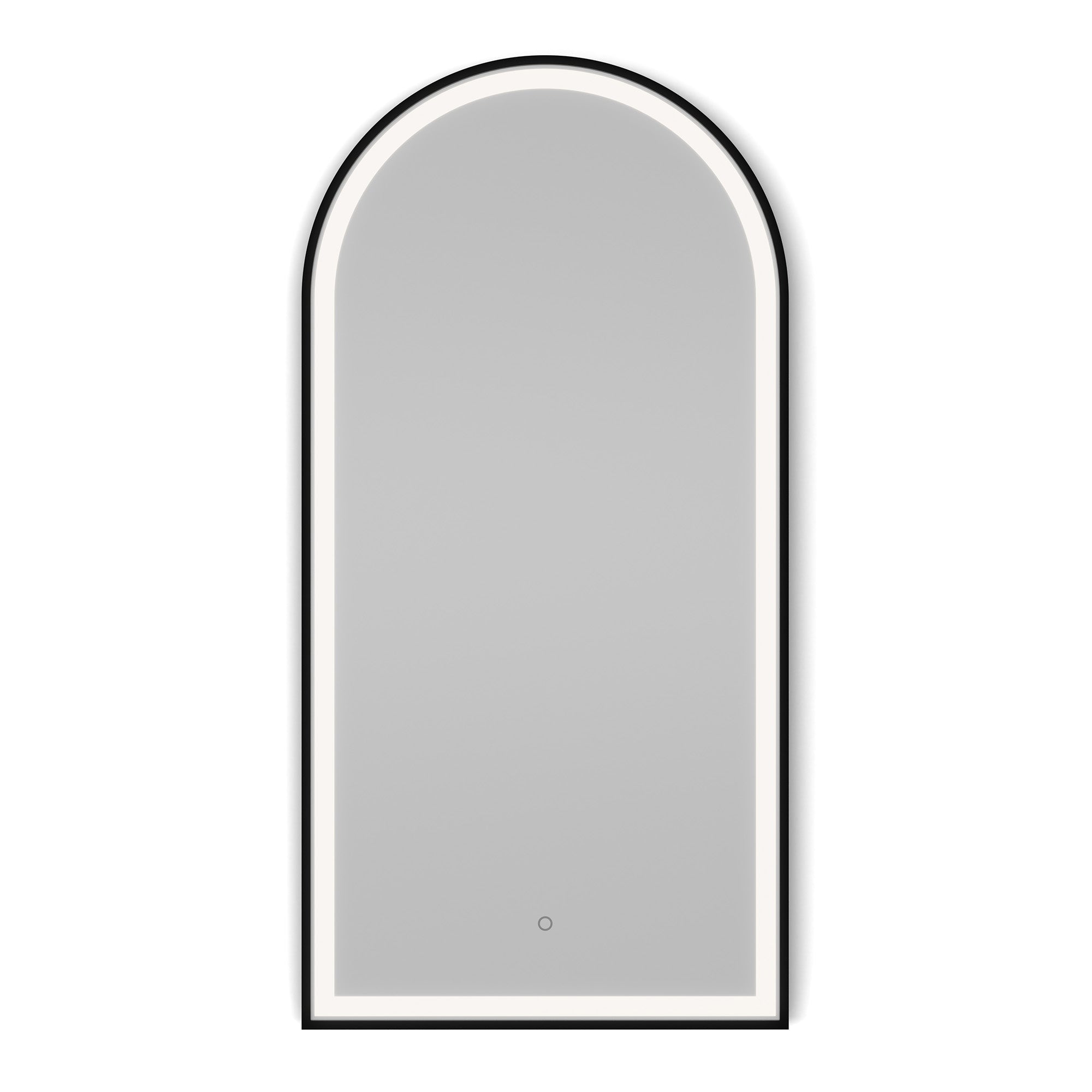 voyage light arch bathroom led mirror 50 black