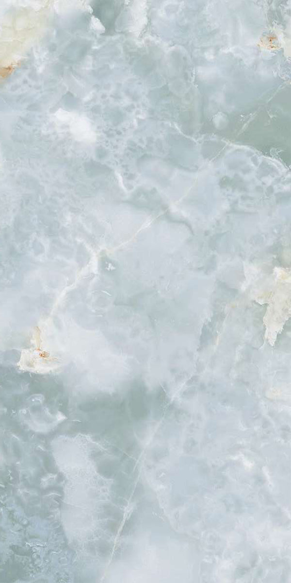 Azzura Blue Marble Effect Porcelain Tile 60x120cm Matt