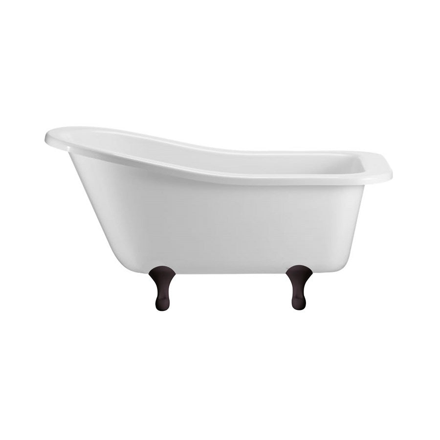 Burlington Buckingham Slipper Bath With Standard Feet 1500mm Acrylic Deluxe Bathrooms UK