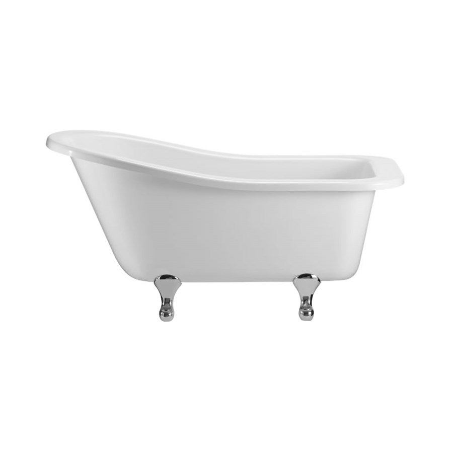 Burlington Buckingham Slipper Bath With Standard Feet 1500mm Acrylic Deluxe Bathrooms UK