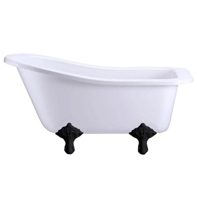 Burlington Buckingham Slipper Bath With Standard Feet 1500mm Acrylic Deluxe Bathrooms UK