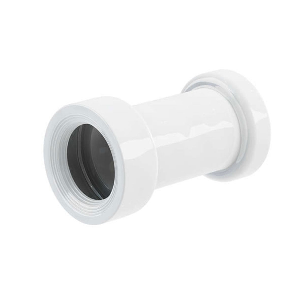 Burlington Ceramic Straight Pan Connector Deluxe Bathrooms UK