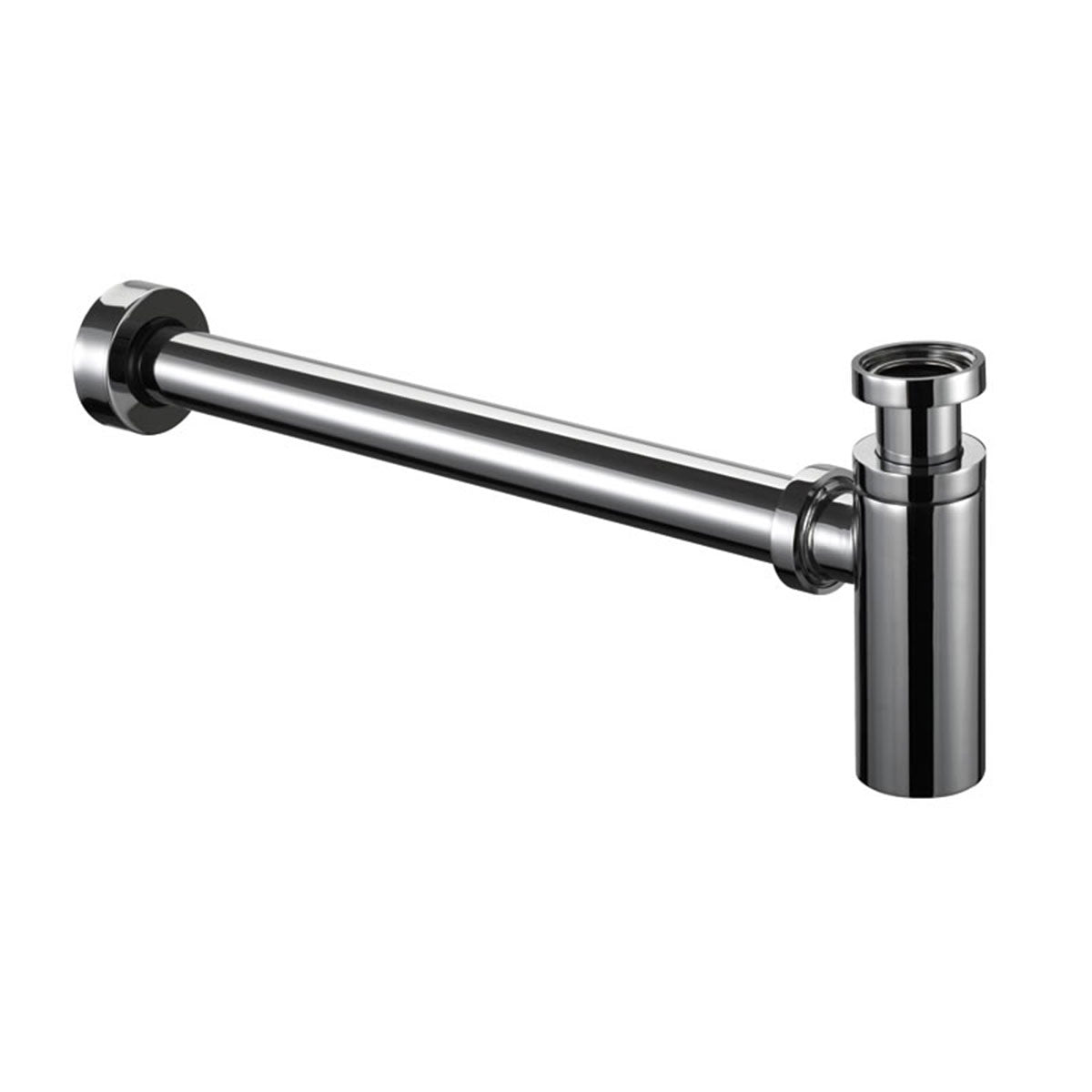 Burlington Flat Bottom Basin Bottle Trap Chrome Deluxe Bathrooms UK