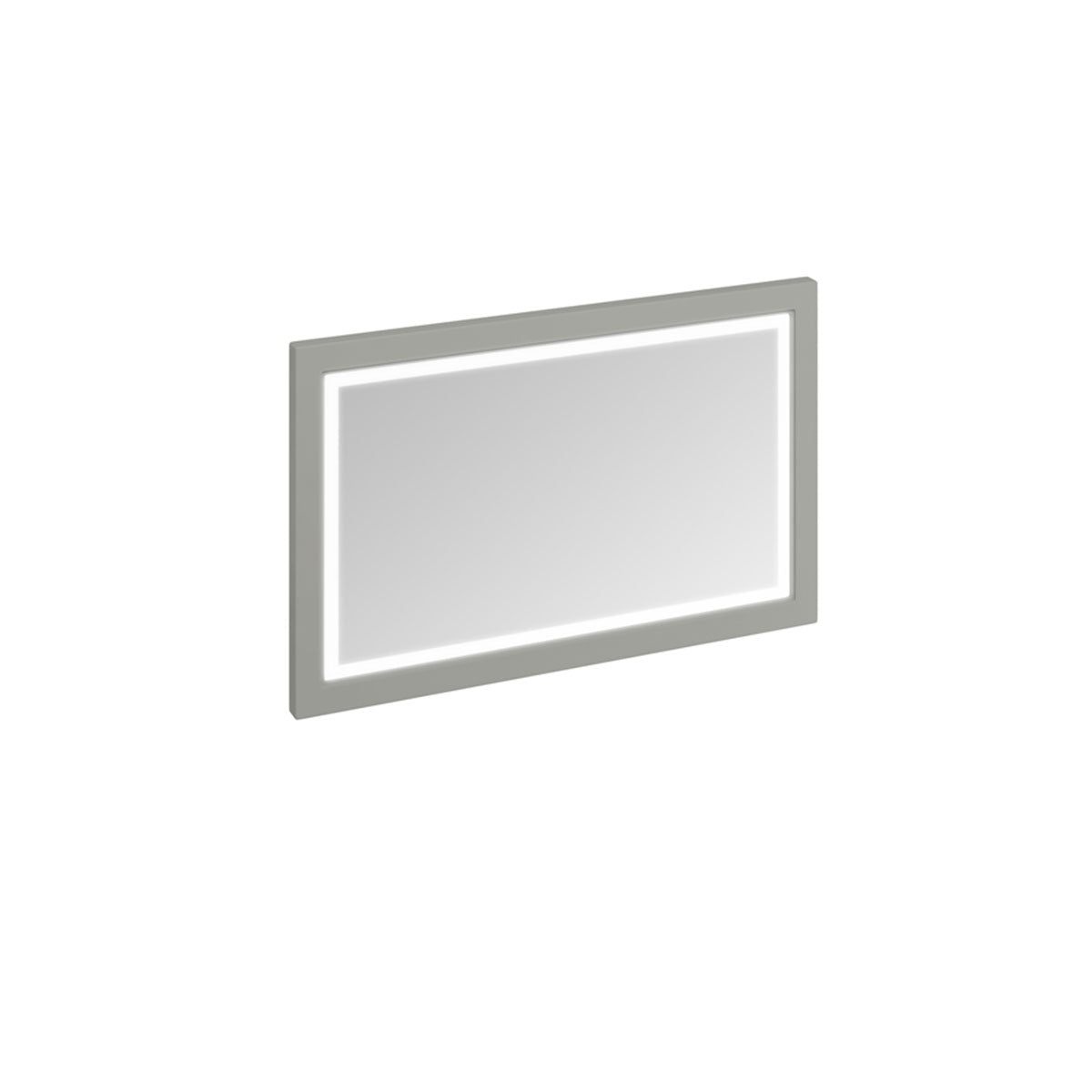 Burlington Framed LED Mirror 1200 Dark Olive Deluxe Bathrooms UK