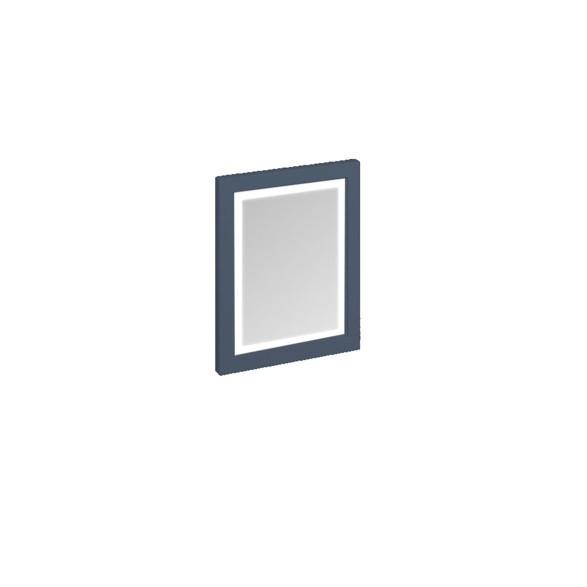 Burlington Framed LED Mirror 600 Blue Deluxe Bathrooms UK