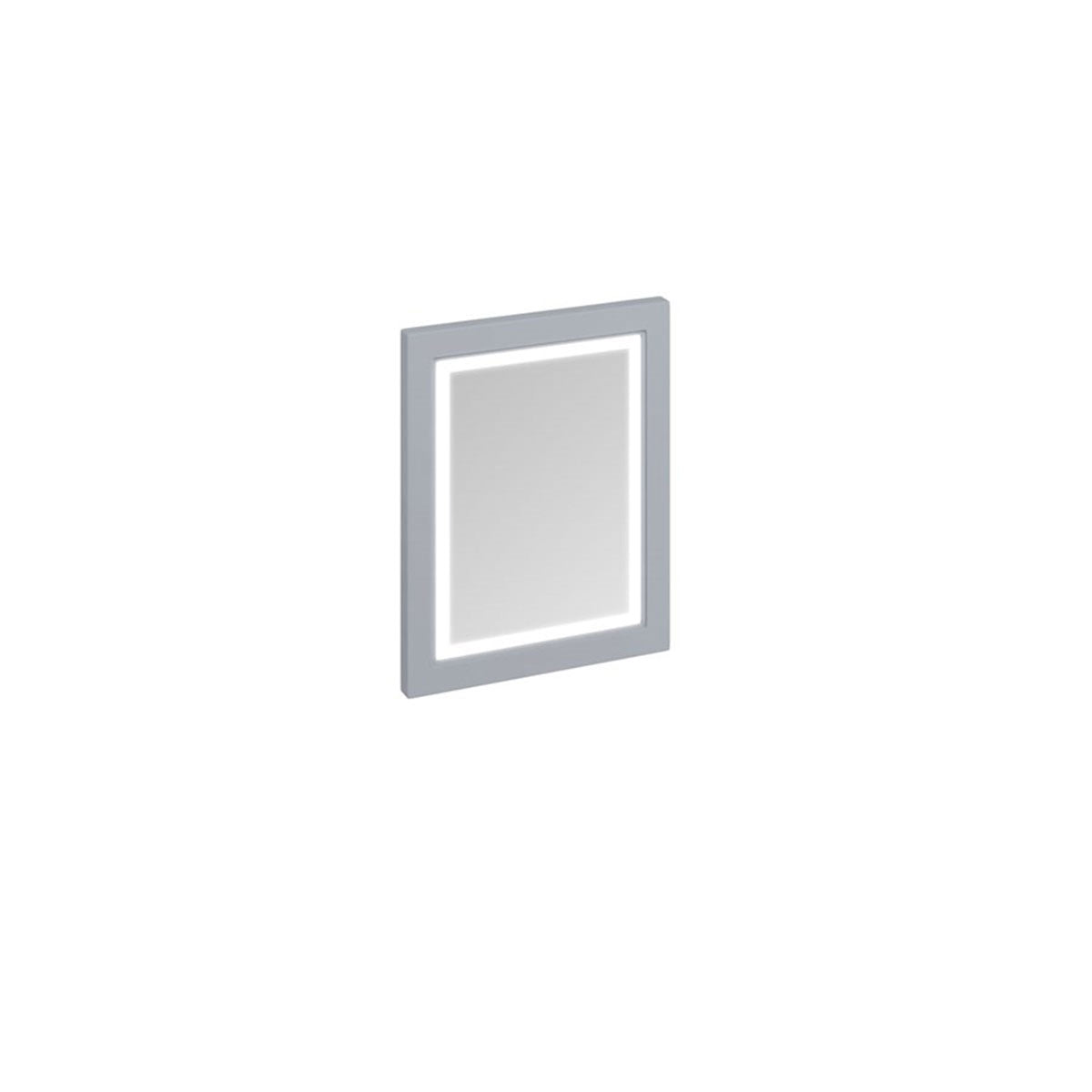 Burlington Framed LED Mirror 600 Classic Grey Deluxe Bathrooms UK