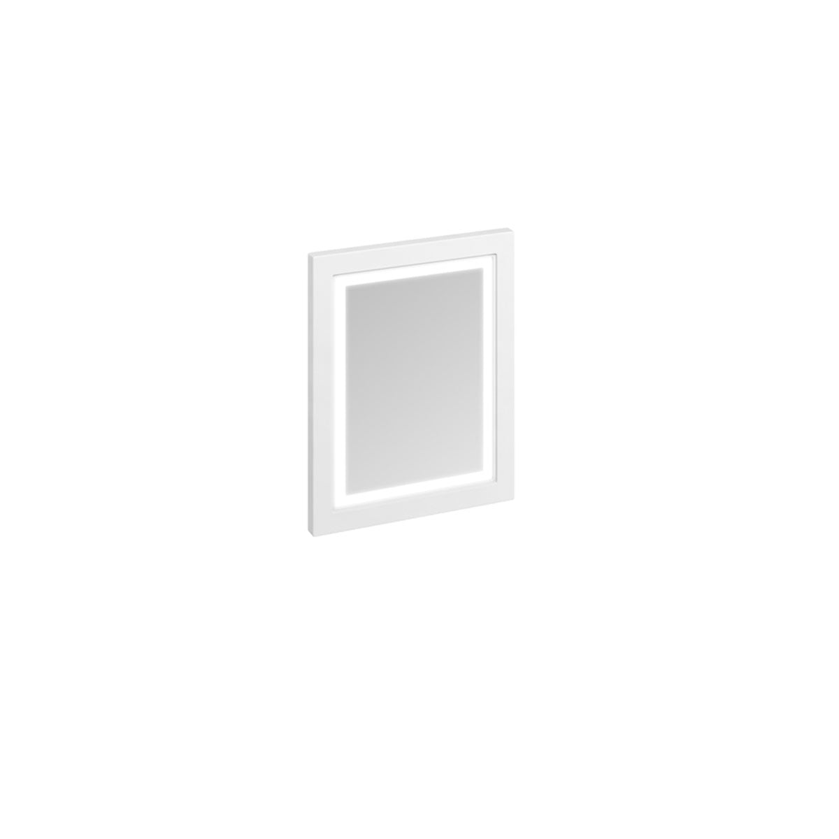 Burlington Framed LED Mirror 600 White Deluxe Bathrooms UK