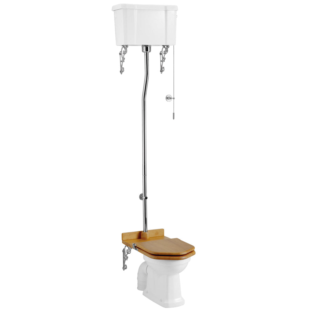 Burlington Regal High Level Traditional Toilet Deluxe Bathrooms UK
