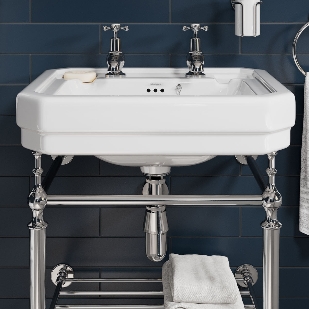 Burlington Traditional Basin Bottle Trap Feature Deluxe Bathrooms UK