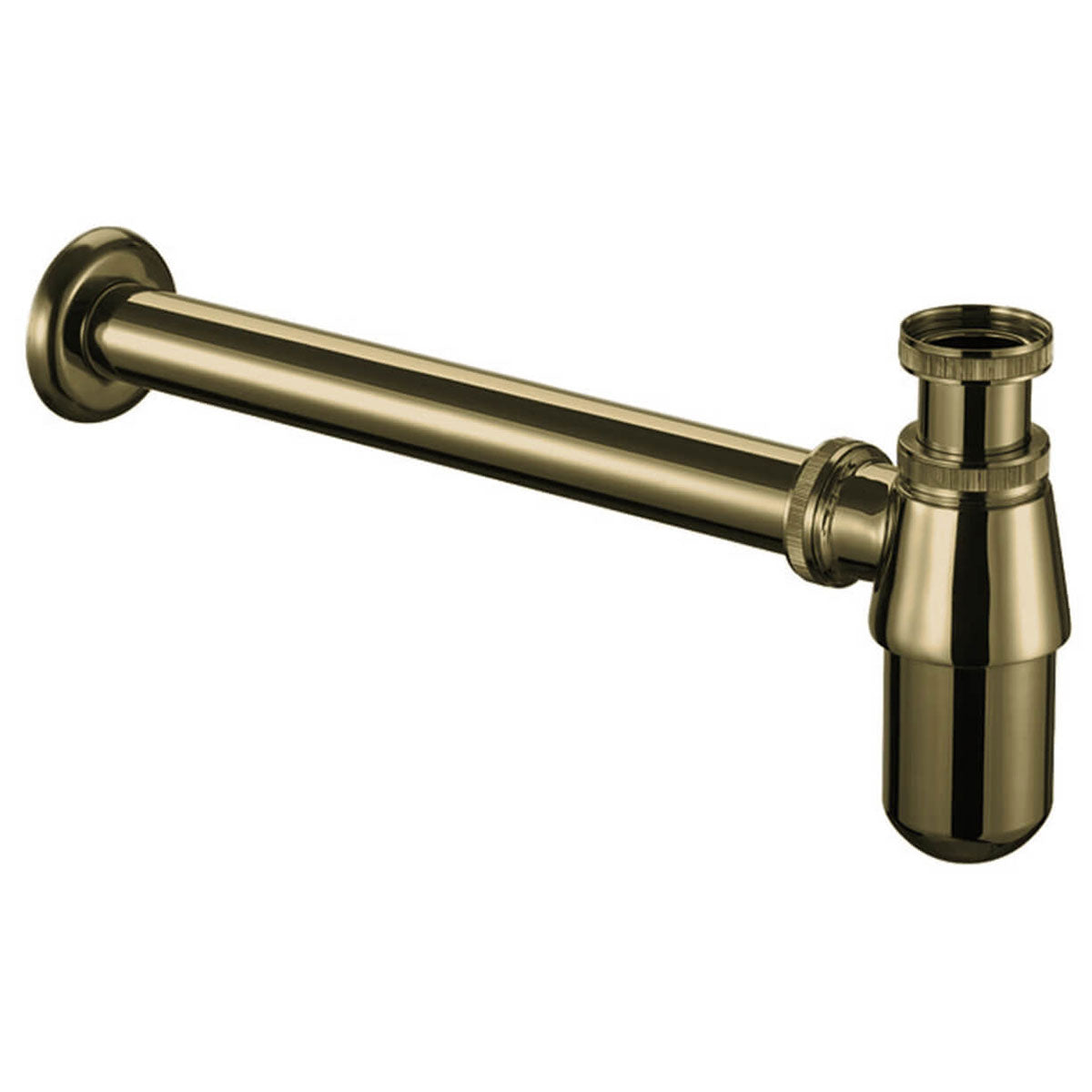 Burlington Traditional Basin Bottle Trap Gold Deluxe Bathrooms UK