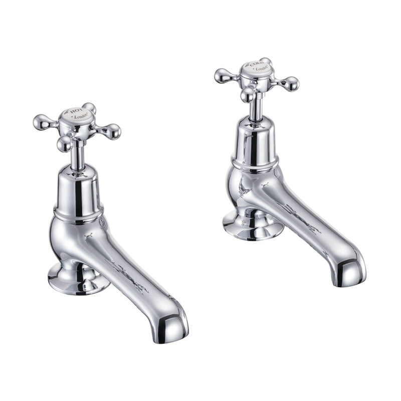 Burlington Claremont Deck Mounted Bath Taps Deluxe Bathrooms UK