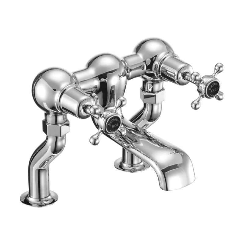 Burlington Claremont Deck Mounted Bath Filler Deluxe Bathrooms UK