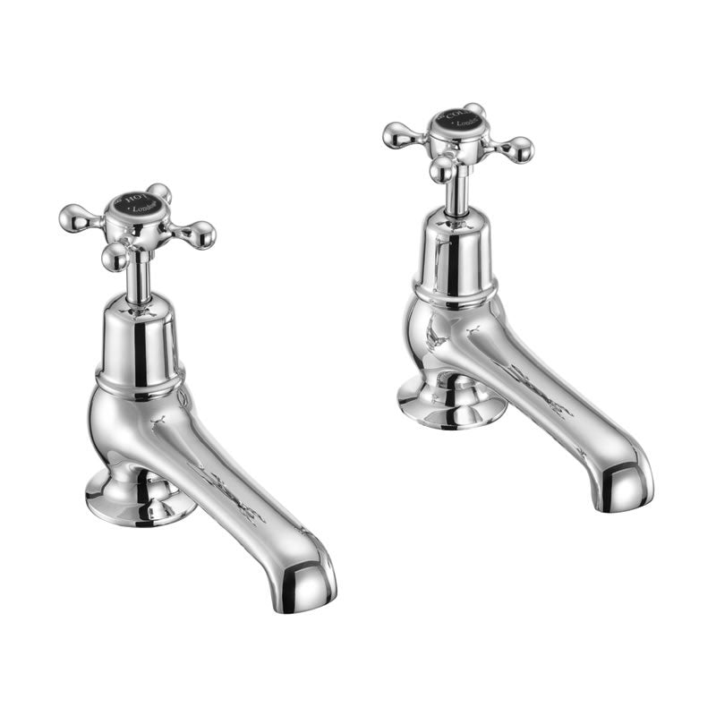 Burlington Claremont Deck Mounted Bath Taps Deluxe Bathrooms UK