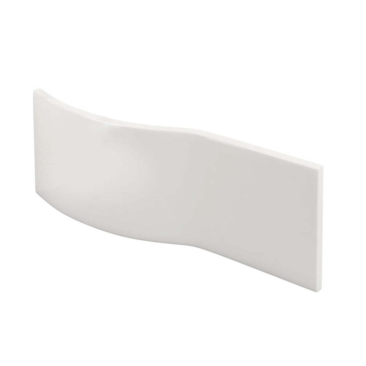 Cleargreen Eco Round Single Ended Back to Wall Shower Bath Front Panel