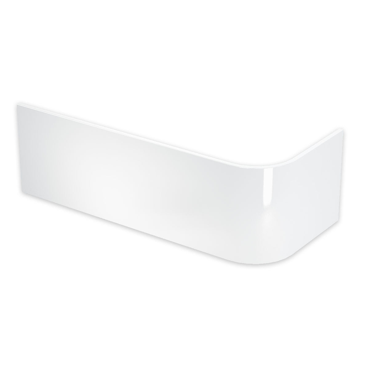 Cleargreen Viride Single Ended Back to Wall Offset Acrylic Bath Panel