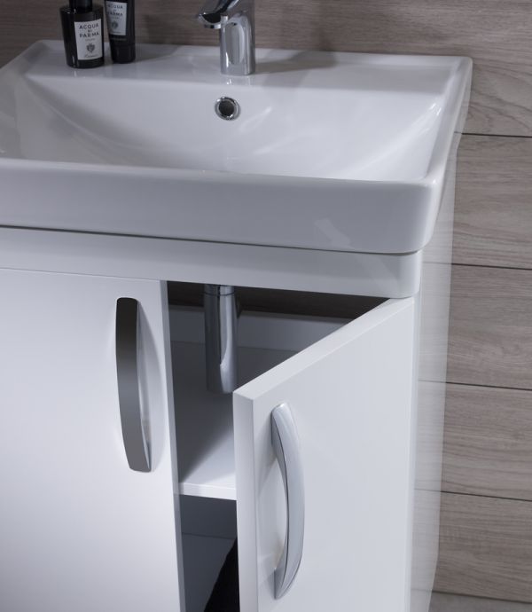 Compass Floor Standing Vanity Unit With Deep Basin
