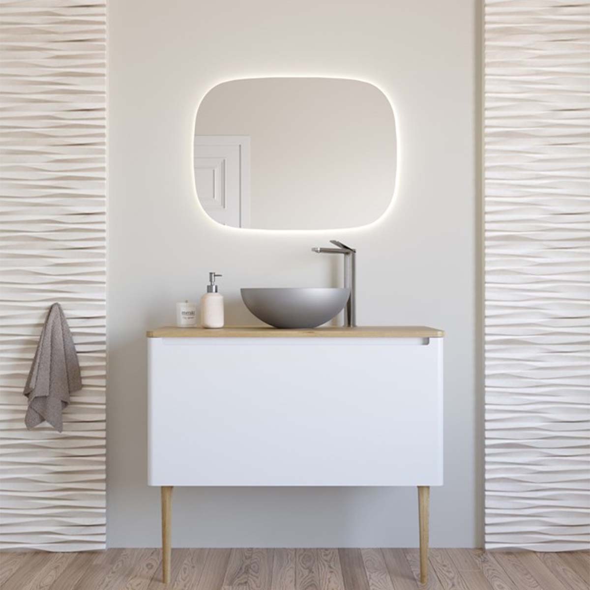 Crosswater Artist LED Illuminated Fog Free Mirror