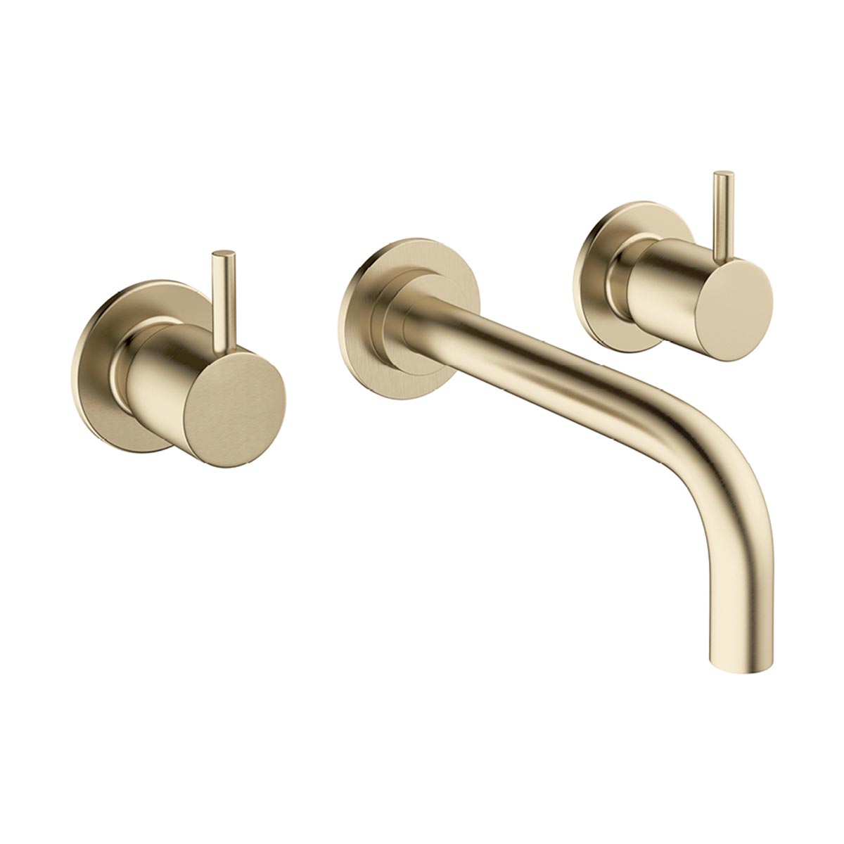Crosswater MPRO 3-Hole Wall Mounted Bath Mixer