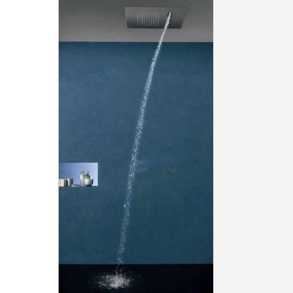 Crosswater Revive Wire Recessed Shower Head Chrome Wire Flow Spray