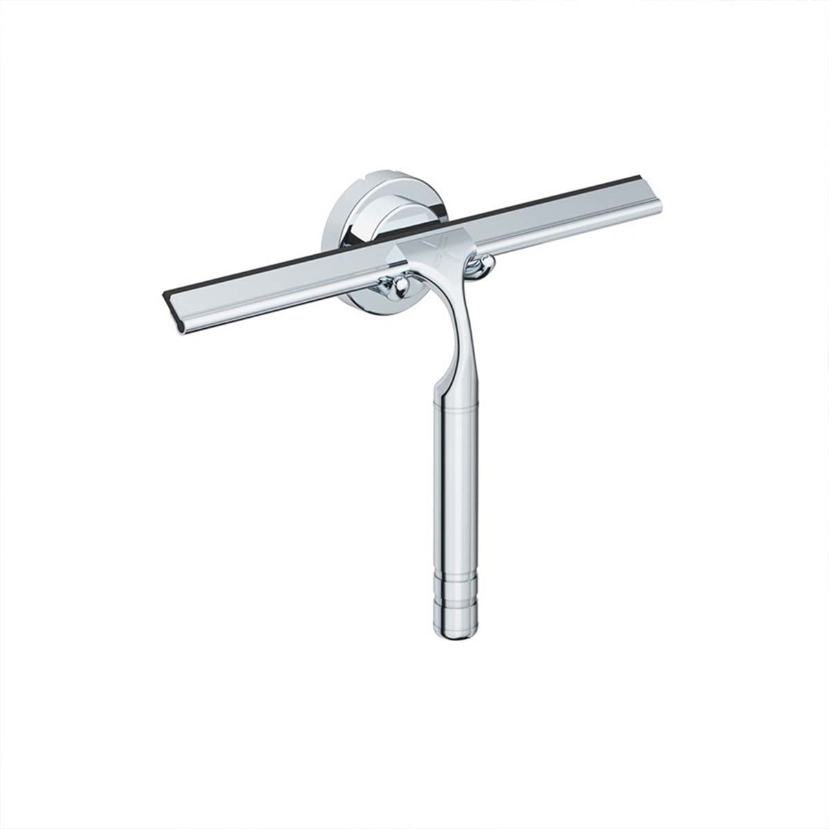 Squeegee with Long Handle - Polished - Wall Mount