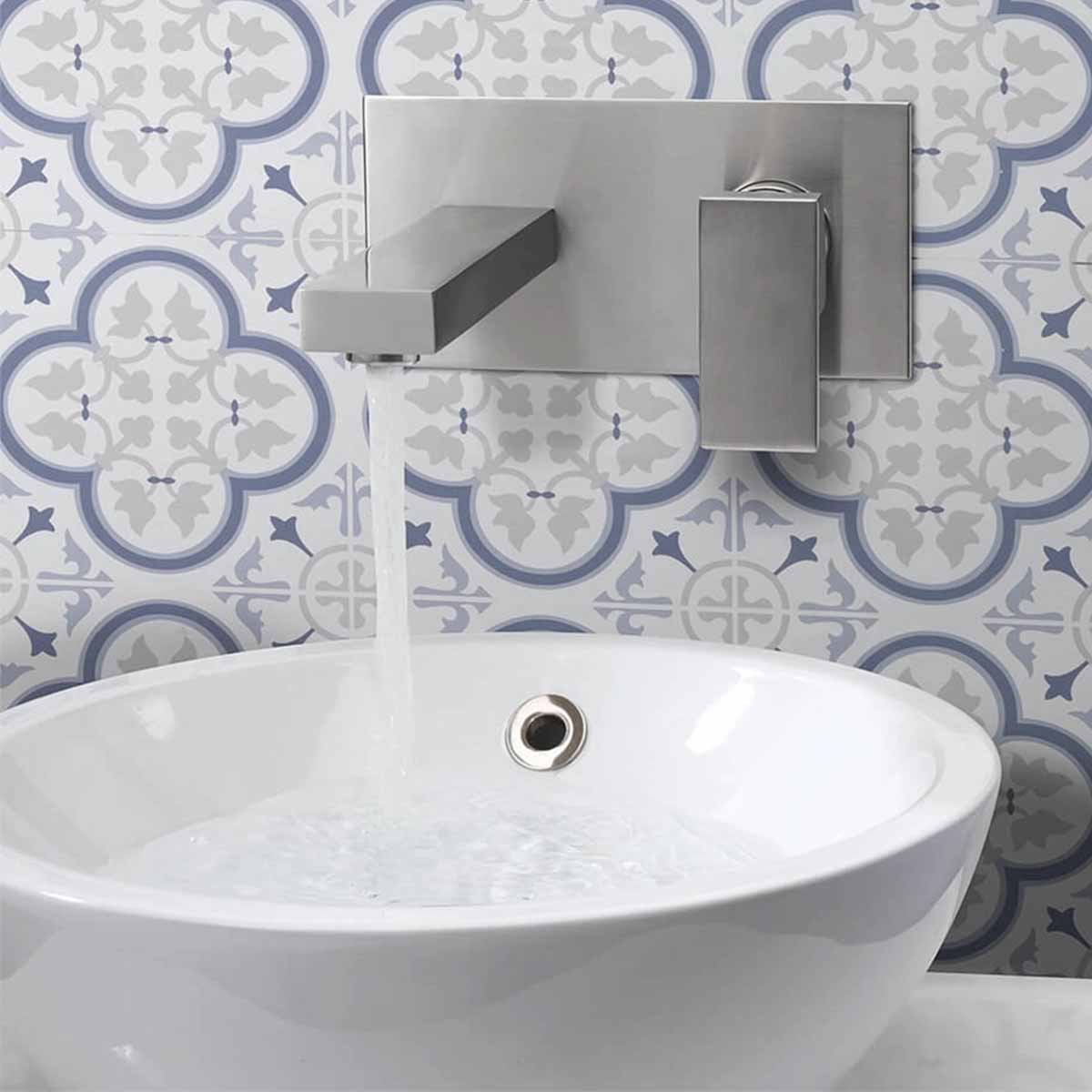Crosswater Verge Basin 2 Hole Set Tap Stainless Steel Effect Lifestyle