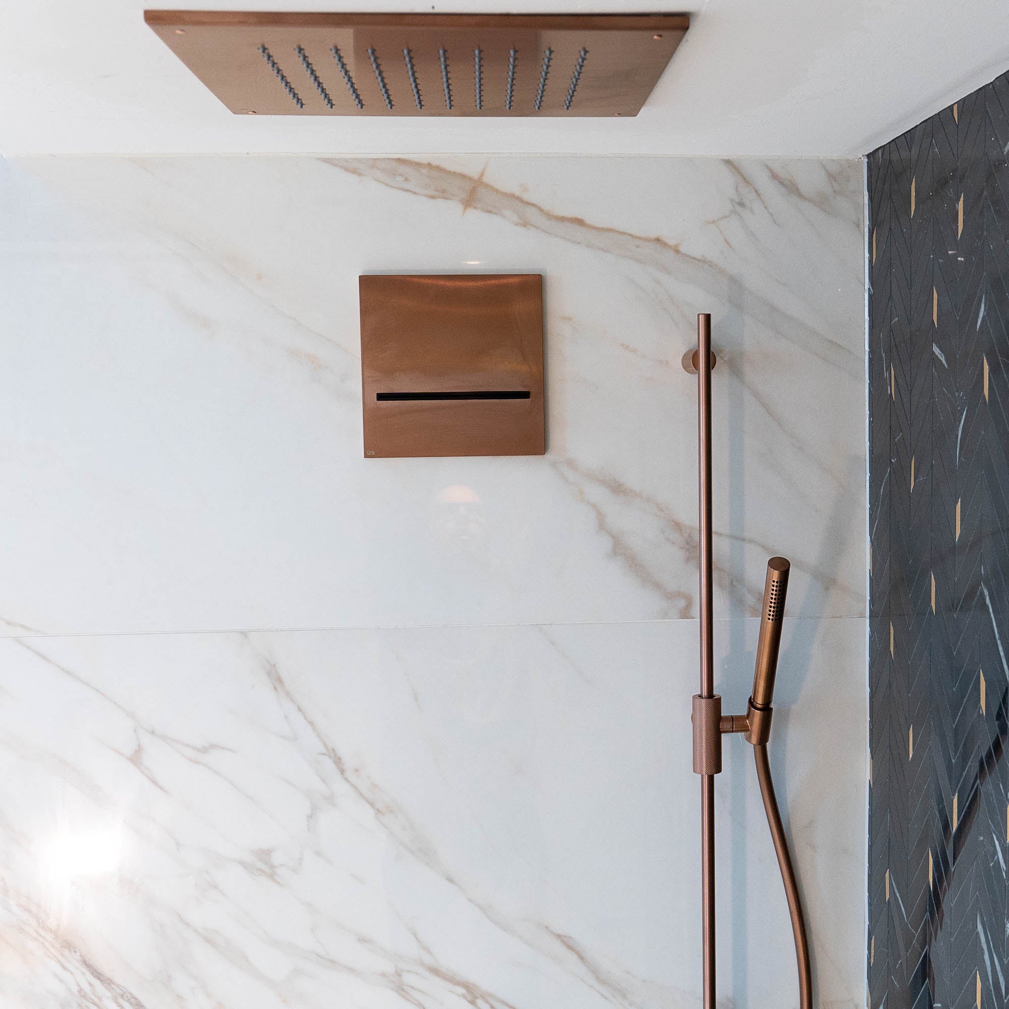 Gessi Emporio Quadro Recessed Shower Head