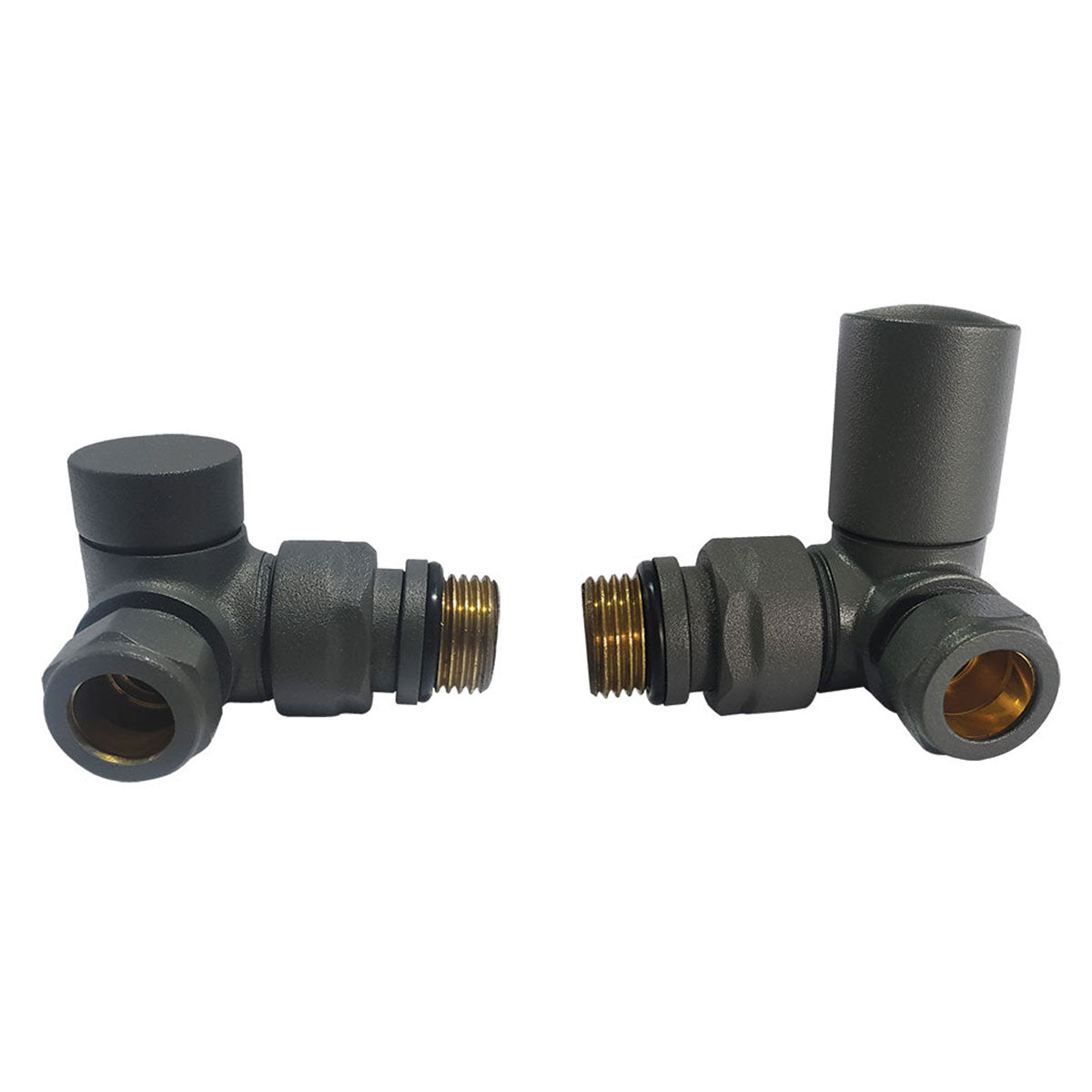 Deluxe Madrid Corner Rad Valves Anthracite