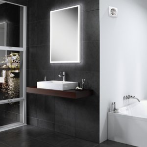 HiB Globe LED Illuminated Mirror With Demister Pad