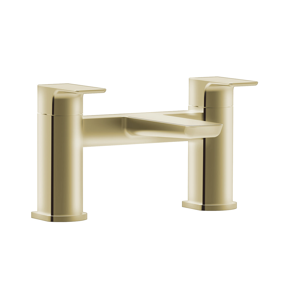 Camden Deck Mounted Bath Filler Brushed Brass