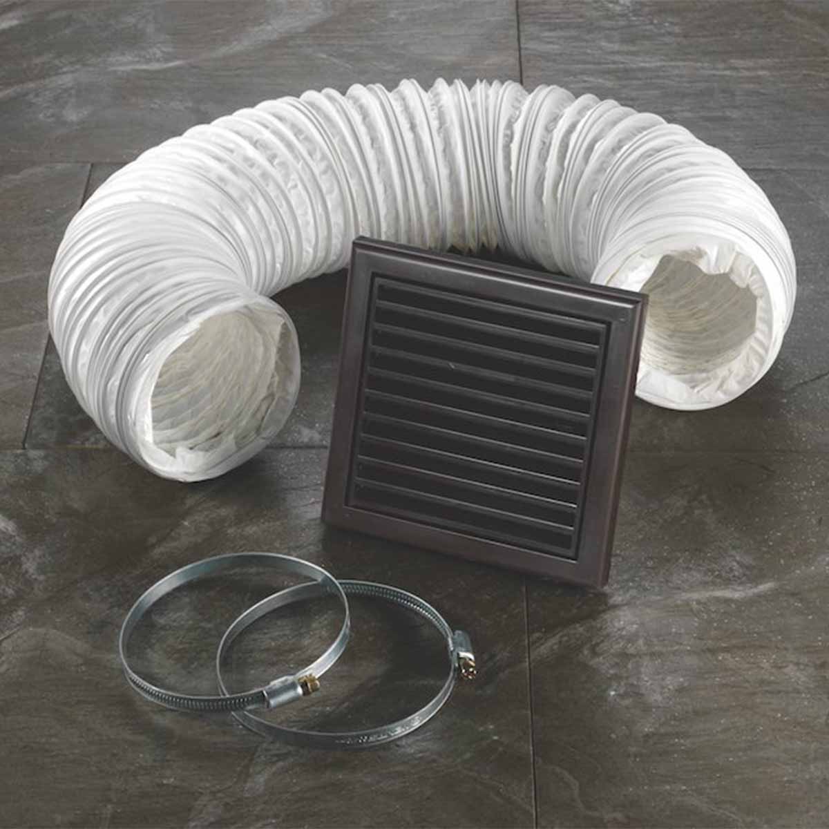 HIB Bathroom Ventilation Accessory Kit Black