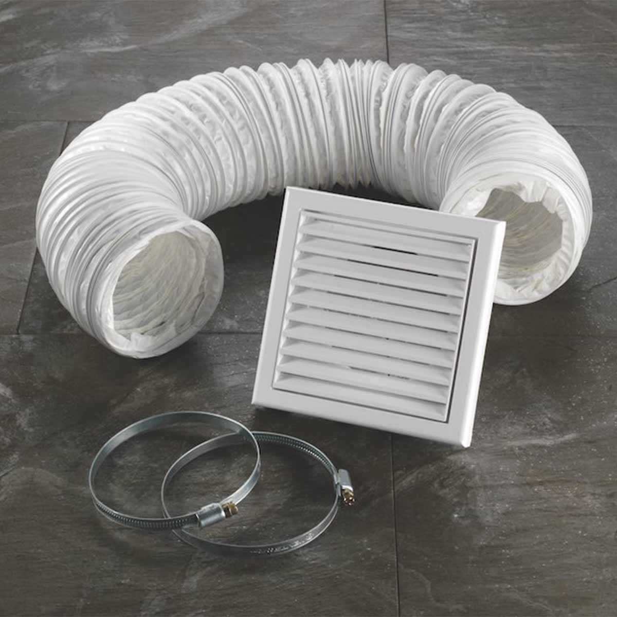 HIB Bathroom Ventilation Accessory Kit White