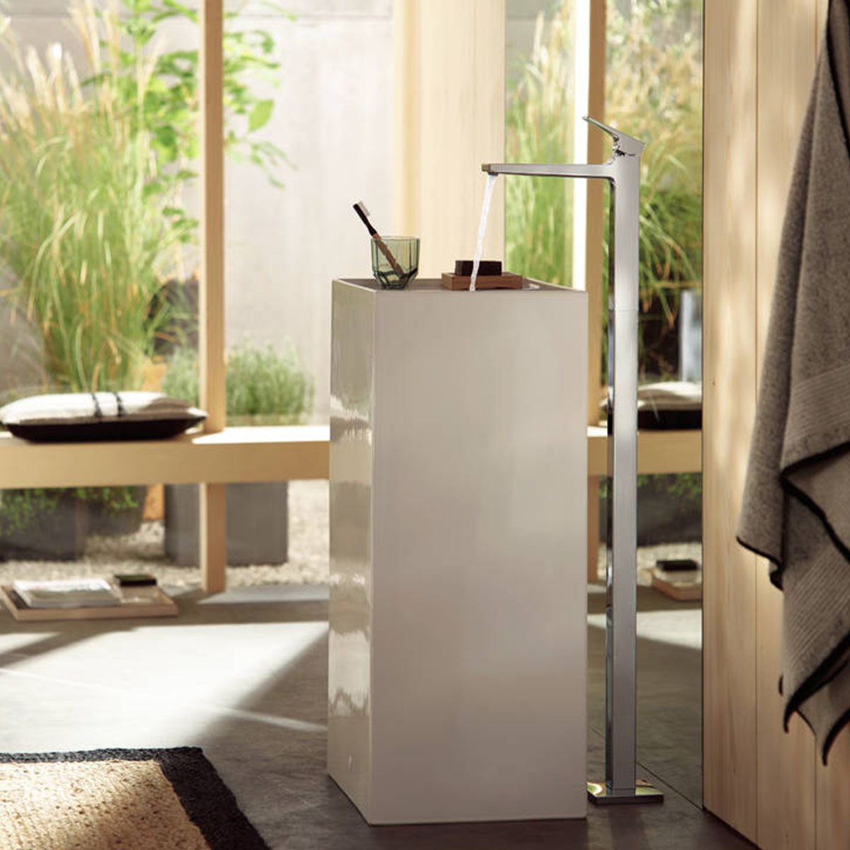 Hansgrohe Metropol Single Lever Floorstanding Bath Shower Mixer Chrome