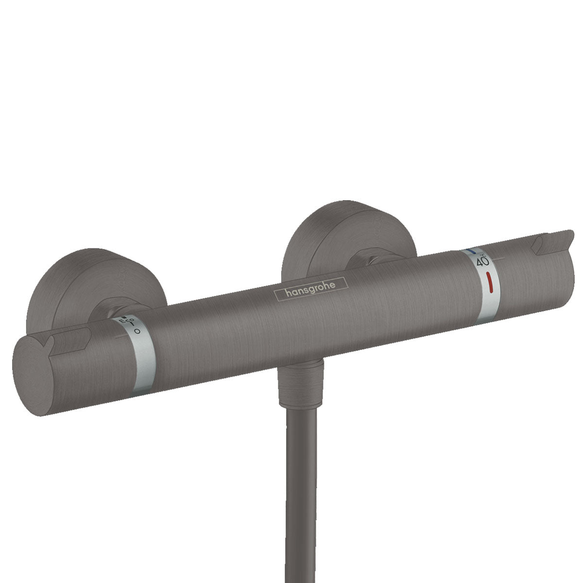 Hansgrohe Thermostatic Exposed Bar Brushed Black