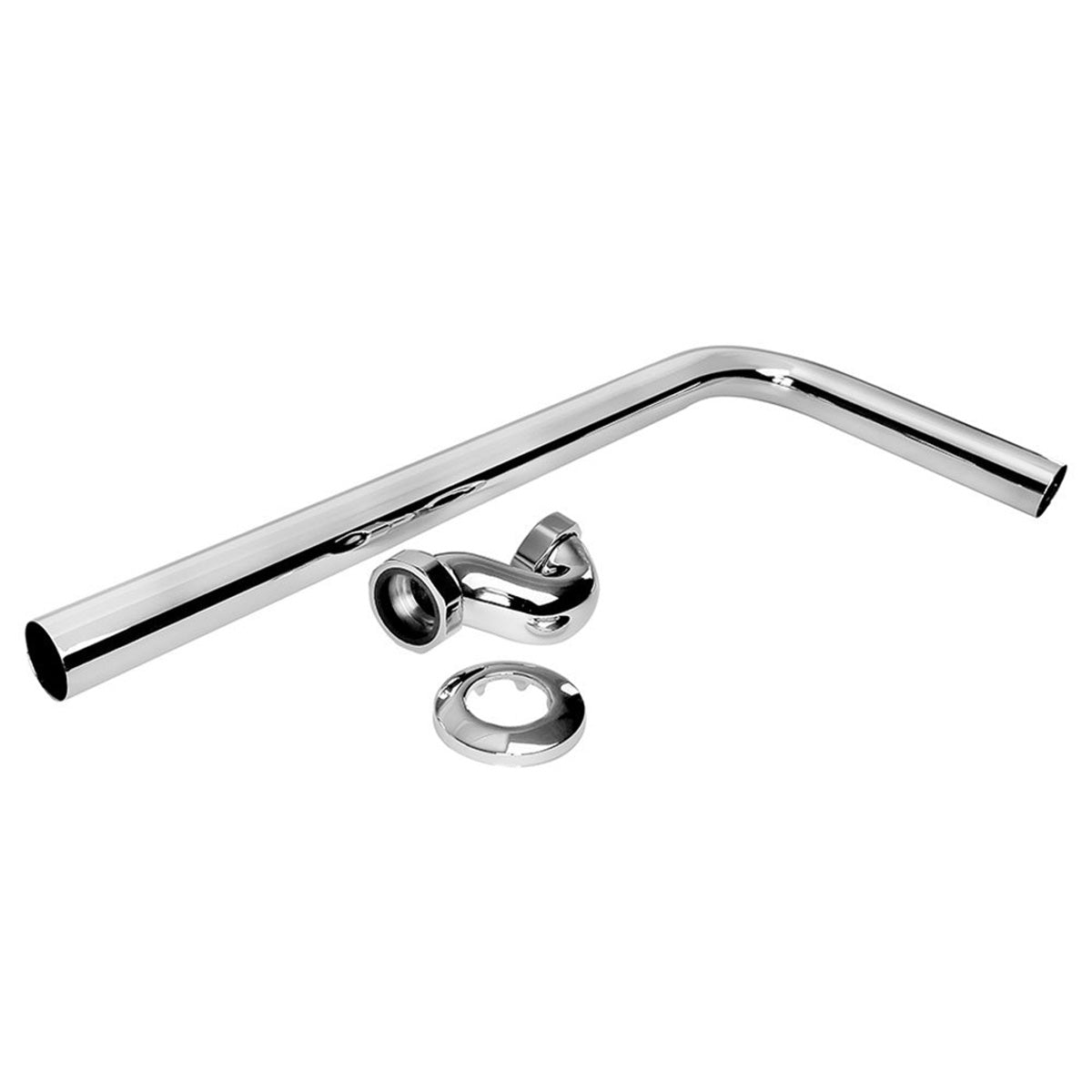 Heritage Cast Iron Bath Exposed Shallow Bath Trap Chrome