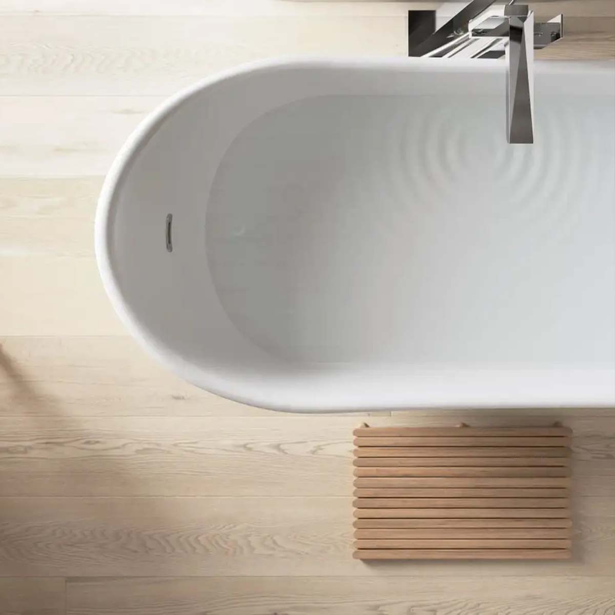 Heritage Hollywell Freestanding Acrylic Bath 1710x745mm Copper Metallic Effect
