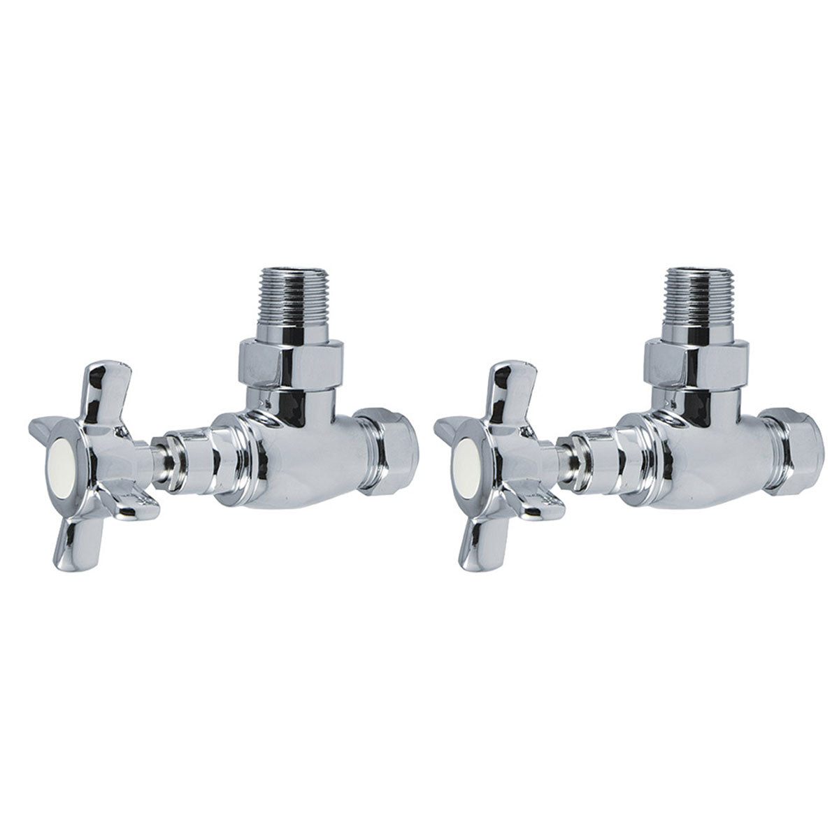 Madrid Traditional X Head Angled Radiator Valve