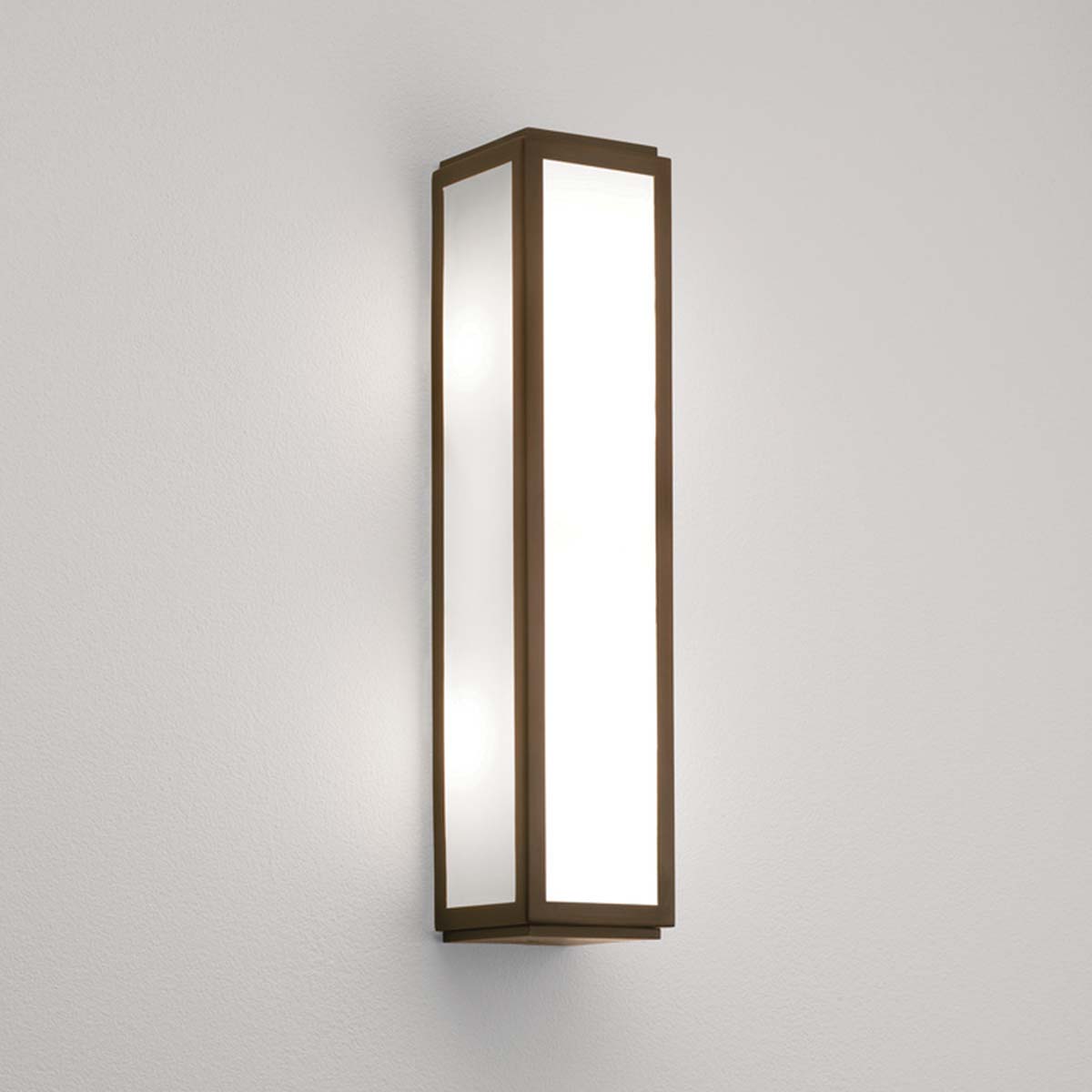 Modena Rectangular Bathroom Light Bronze