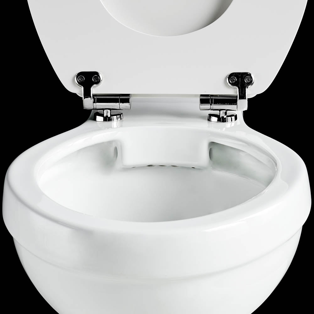 Burlington Rimless Close Coupled Traditional Toilet Deluxe Bathrooms UK
