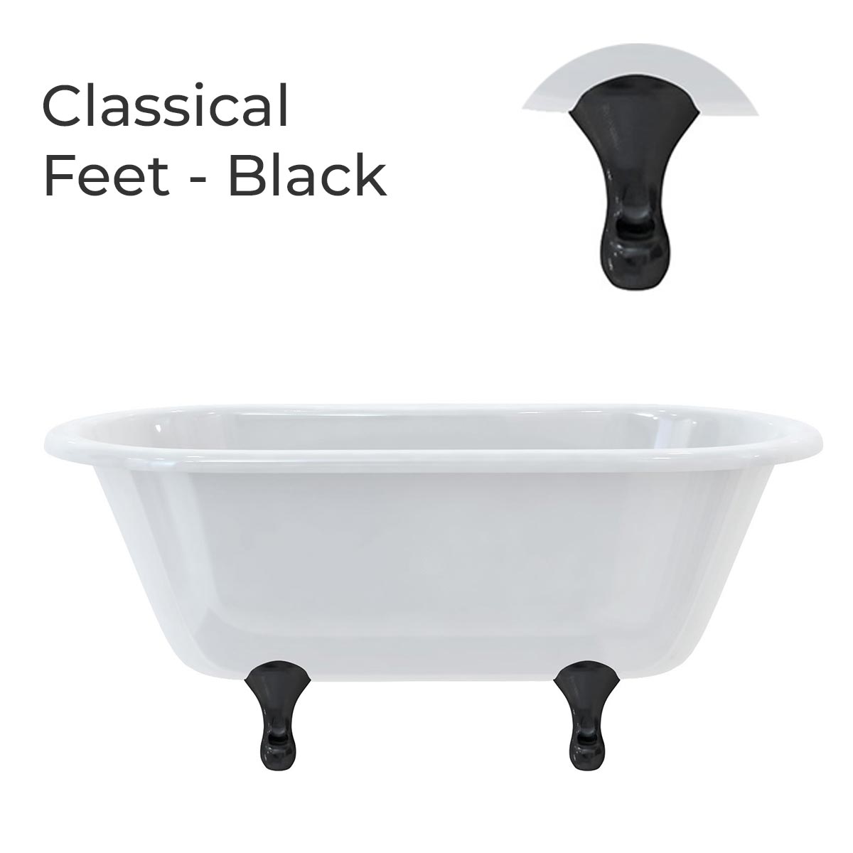 Burlington Windsor Freestanding Double-Ended Bath Deluxe Bathrooms UK