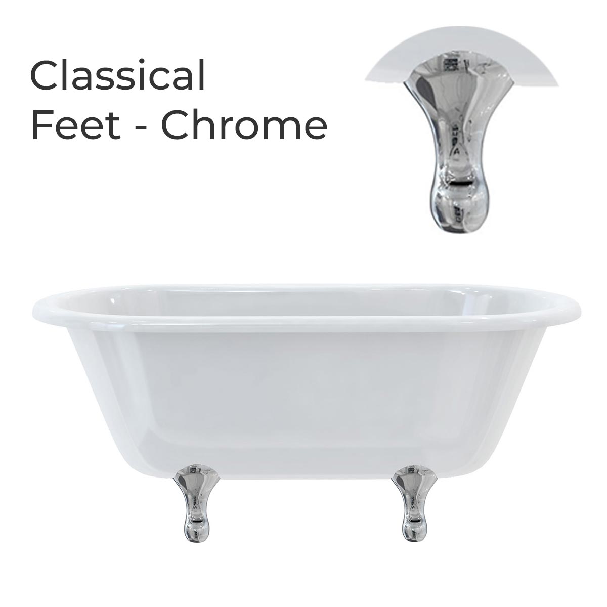 Burlington Windsor Freestanding Double-Ended Bath Deluxe Bathrooms UK