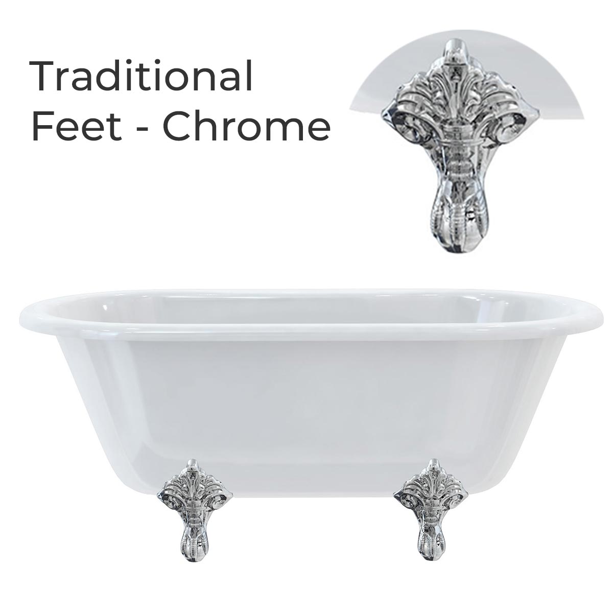 Burlington Windsor Freestanding Double-Ended Bath Deluxe Bathrooms UK
