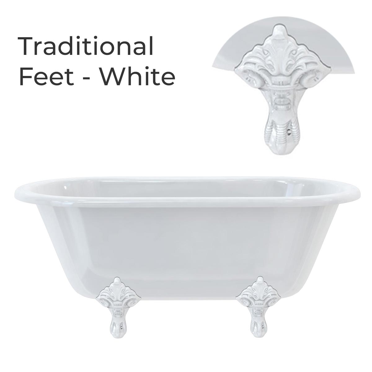 Burlington Windsor Freestanding Double-Ended Bath Deluxe Bathrooms UK