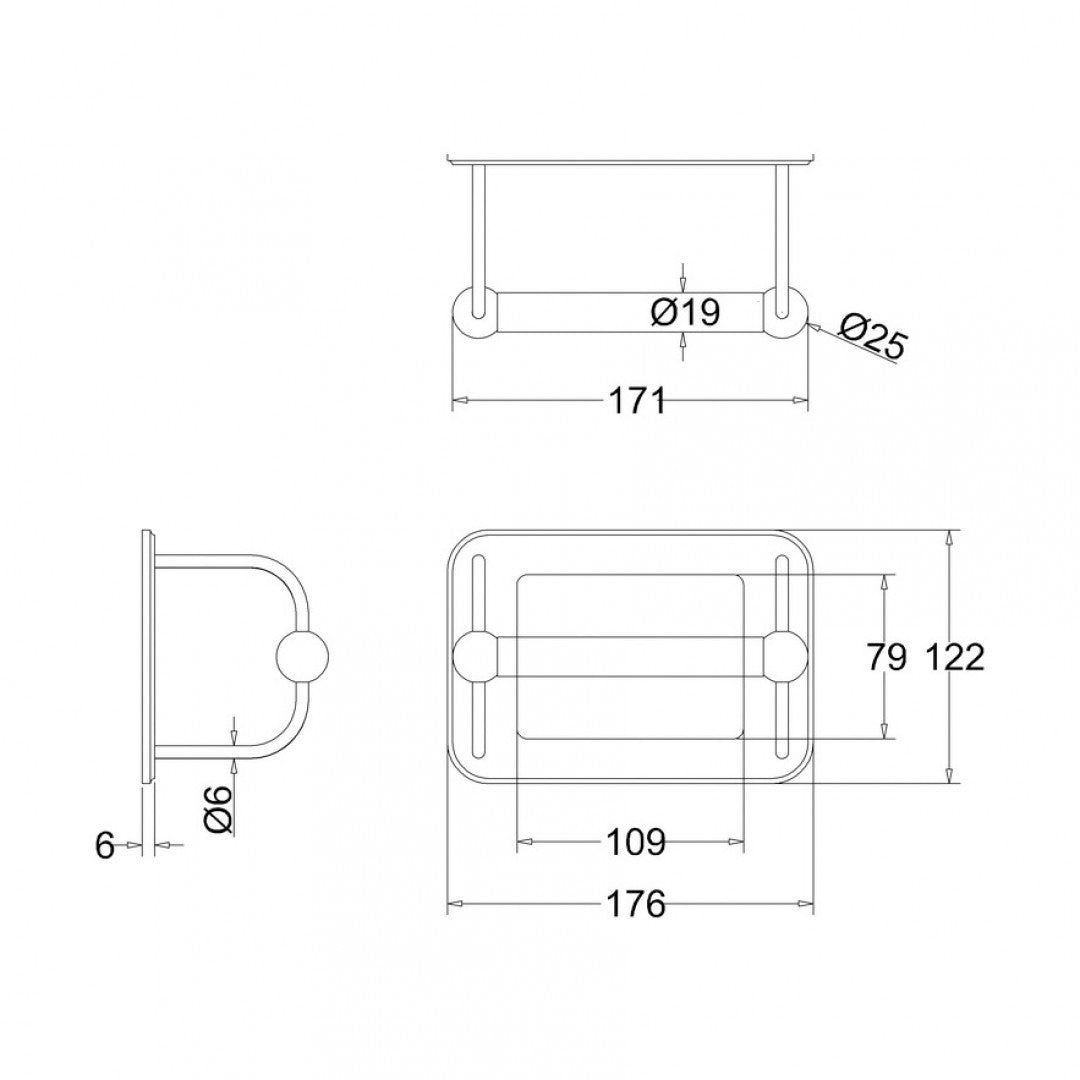 Burlington Toilet Roll Holder Deluxe Bathrooms UK